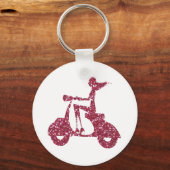 roze rommel sleutelhanger (Voorkant)