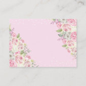 Roze romp Teddy Bear Boeken voor Baby Enclosure Informatiekaartje (Achterkant)