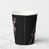 Roze röntgenskelet papieren bekers (Rechts)