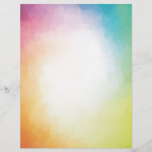 Roze Rood Blauw Groen Geel Modern Abstract Briefhoofd
