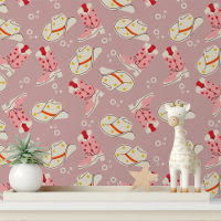 Roze Rood Cowgirl Laarzen Pet Western Patroon