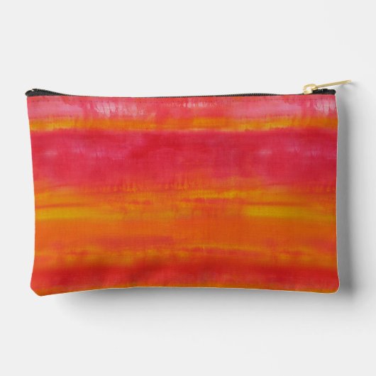 Roze Rood Geel Abstract Etui (Achterkant)