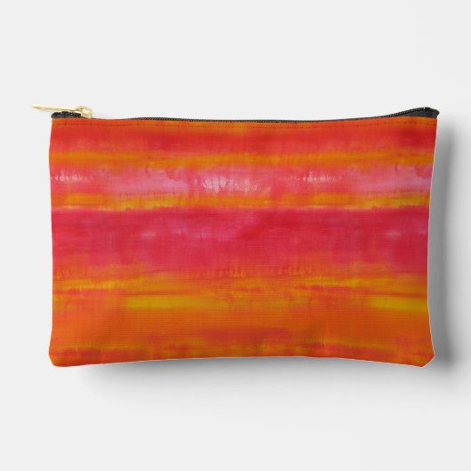 Roze Rood Geel Abstract Etui (Voorkant)