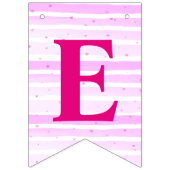 Roze rood hart Mijn Valentijn romantisch voorstel Vlaggetjes (Derde vlag)