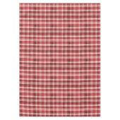 Roze, rood, lepel en crème Tartan Tafelkleed (Voorkant)