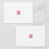 Roze rood, roodachtig magenta floribunda Design Plaatskaartje (Voorkant / Achterkant)