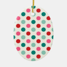 Roze, Rood & Teal Preppy Kerstboom Decoratie