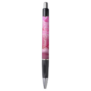 roze roodroos bruiloft pen