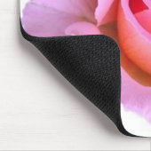 roze roodroos mousepad muismat (Hoek)