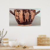 Roze roodroos poster (Keuken)