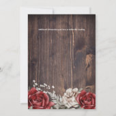 Roze roodroze papaver kaart (Achterkant)