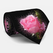 roze roodvlek stropdas (Opgerold)