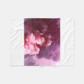 Roze rook fleece deken (Voorkant (Horizontaal))