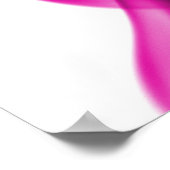 Roze rook poster (Hoek)