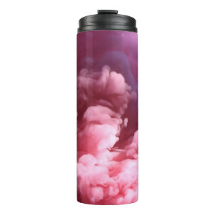 Roze rook thermosbeker