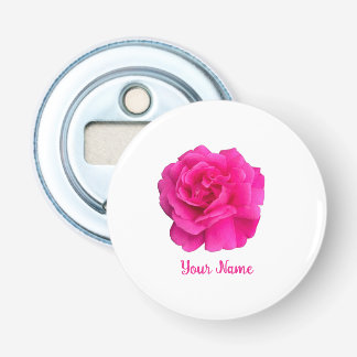 Roze Roos #6 Button Flesopener
