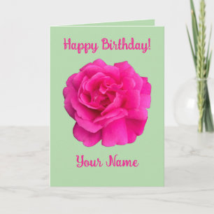 Roze Roos #6 Kaart