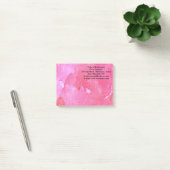 Roze Roos Aquarel Post-it® Notes (Kantoor)