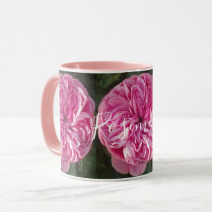 Roze Roos Bloedflacon Foto Mok