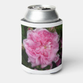 Roze  Roos bloemen Blikjeskoeler (Blikje Achterkant)