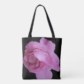  roze roos bloemen boho mode fine art draagtas (Achterkant)