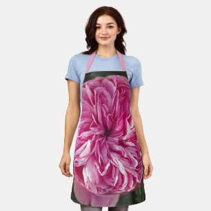 Roze  Roos bloemen Floral naam Vrouwen Apron Schort