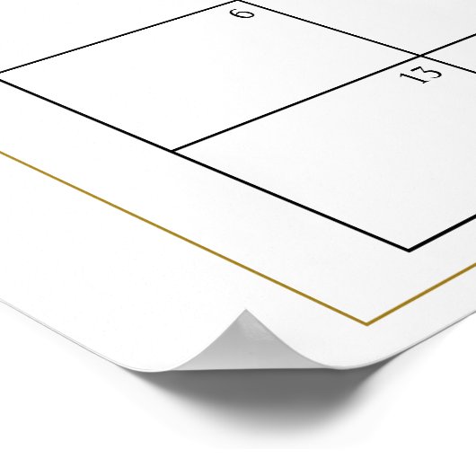 Roze Roos Bloemige Guess Verwachte Bevallingsdatum Poster (Hoek)