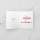 Roze Roos Bloemige Harten Valentijnsdag Cadeaus (Binnen)