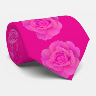 Roze Roos Bloempatroon Abstract Geschenk Feest Fav Stropdas
