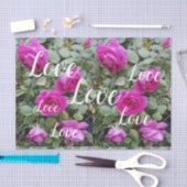  Roze  Roos Bloemvederdag liefde  Tissuepapier (Craft)