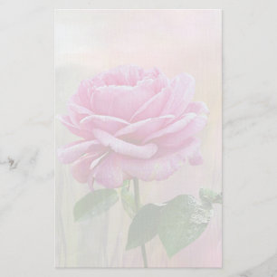 Roze Roos Briefpapier