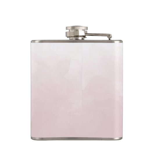 Roze Roos Bruid Huwelijk Favoriet Naam Geschenk Heupfles (Achterkant)