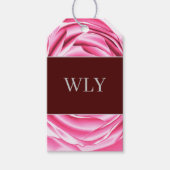 Roze Roos Cadeaubijlage Cadeaulabel (Voorkant)