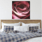 Roze Roos Canvas Afdruk (Insitu (Slaapkamer))