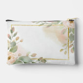 Roze roos en eucalyptus gepersonaliseerd etui (Achterkant)