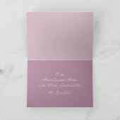 Roze Roos En Hart Moederdagkaart Kaart (Binnen)