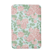 Roze Roos Garden Bouquet Patroon Badmat (Voorkant Verticaal)