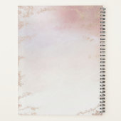 Roze & Roos Goud Save the Date Wedding Planner (Achterkant)