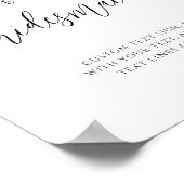 Roze, Roos Gouden Bloemen Ontmoet het Bruidsmeisje Poster (Hoek)