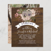 Roze Roos gouden bruiloft (Voorkant / Achterkant)