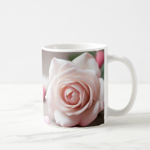 Roze Roos Kalmerend Koffiemok