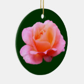 Roze Roos Keramisch Ornament (Rechts)