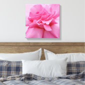  roze roos modern stijlvol abstract bloemen canvas afdruk (Insitu (Slaapkamer))