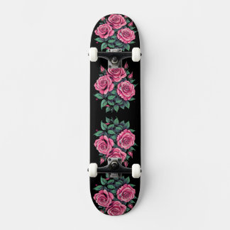 Roze Roos Mooie Bloemen Skateboard