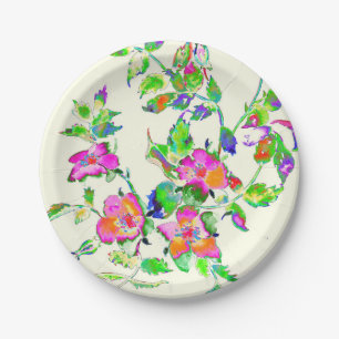 Roze  Roos Papieren Bordje