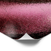 Roze Roos Perfect Poster (Hoek)