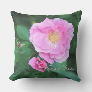 Roze Roos Pillow Kussen