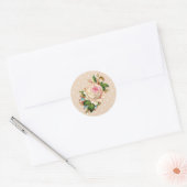 Roze  Roos Polka stippen Stickers (Envelop)