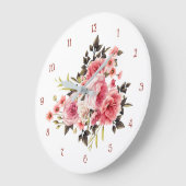 Roze Roos Profusie Grote Klok (Hoek)