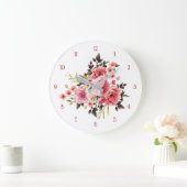 Roze Roos Profusie Grote Klok (Huis)